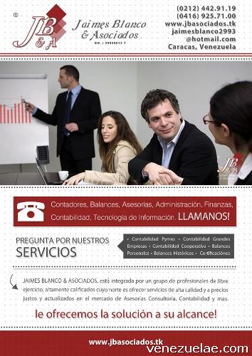 Jaimes, Blanco & Asociados, Servicios Contables, Administrativos y Tributarios.