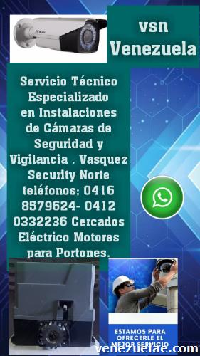 Motores Portones, Alarmas , Cámaras, Cercos Eléctricos.0416-8579624