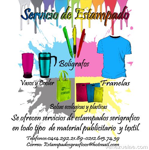 Servicios de Estampados en General