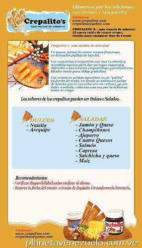 Crepalito's Servicio de Crepaletas y/o Crepes Tradicionales