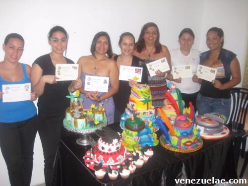 Curso Repostería Inicial Diseñadores de Tortas varias técnicas Pastelería Panadería