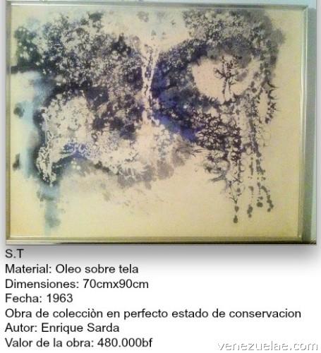 Vendo obra de arte de Enrique Sarda