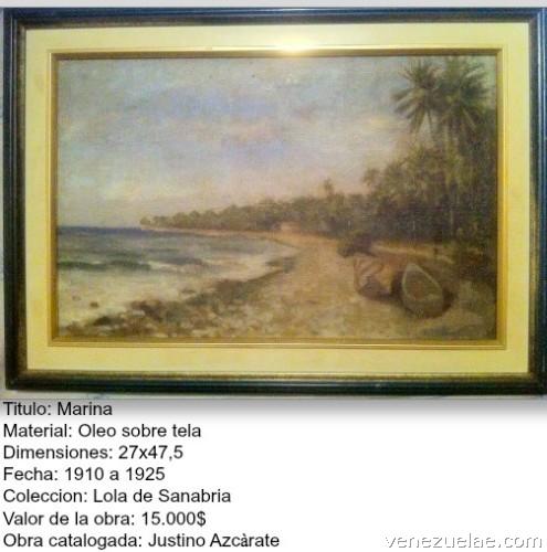 Vendo obra de arte de Jesús María De Las Casas (marina)