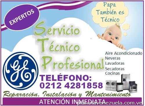 General Electric, taller de servicio técnico de reparación de neveras, lavadoras, secadoras, cocinas