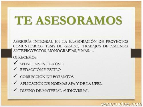 Te asesoramos en tú tesis