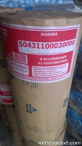 Papel Camilla Bobinas de 8 kilos
