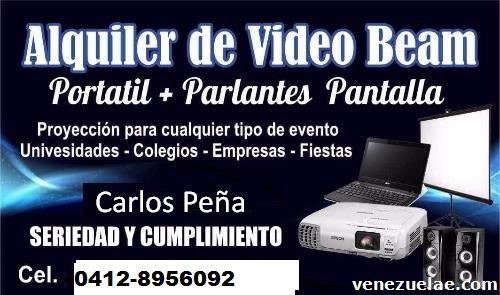 Alquiler de Video Beam