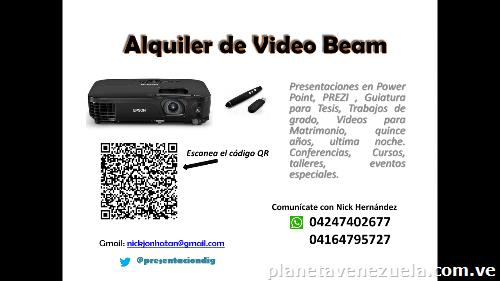 Alquiler Video Beam San Cristóbal Táchira