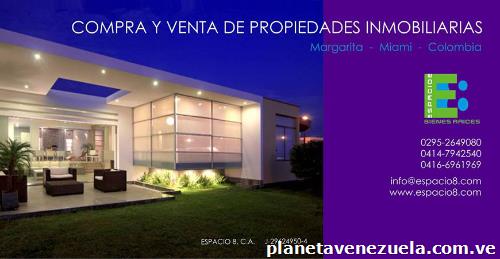Compra y venta de Casas, apartamentos, Locales comerciales y Terrenos en la Isla de Margarita, Nueva Esparta