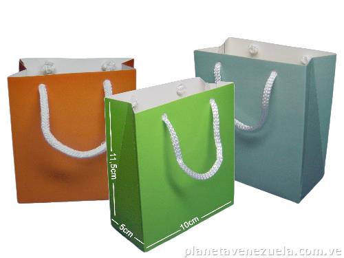 Bolsa Boutique Regalo Decorada Kraft Bisutería 10x5x11.5cm