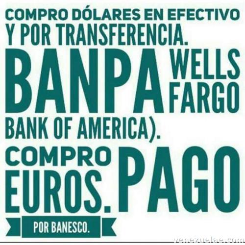Compro dólares en efectivo, o vía transferencia