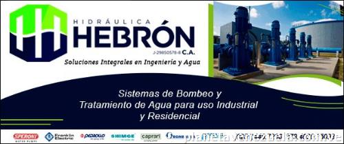 Hidráulica Hebrón ca. Todo en Venta de Bombas Centrífugas, Sumergible para Pozo Profundo. Estamos Ubicados en Barquisimeto