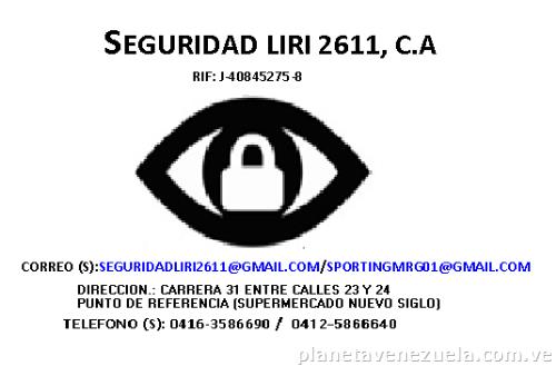 Empresa De Seguridad Liri 2611, C. A
