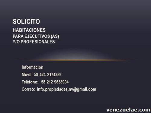 Solícito Habitaciones En Alquiler