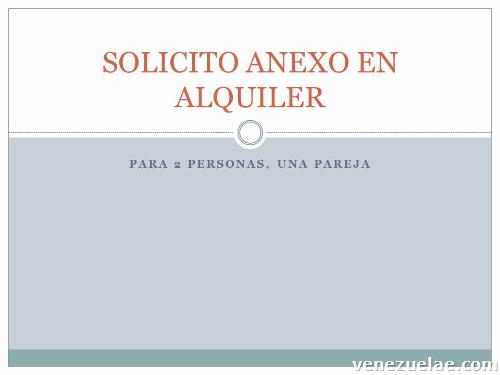 Solícito Anexo En Alquiler, Transporte Público