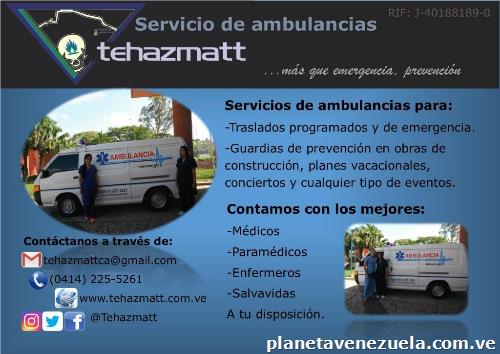 Servicio de ambulancias Caracas