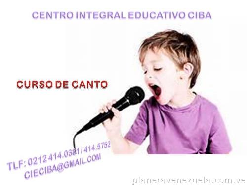 Curso de Canto a parti de los 3 años