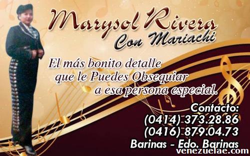 Mariachi Con Marysol Rivera Llamar: 04143732886 04266743387