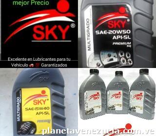 Aceites y Lubricantes Marca Sky y Repuestos Corsasparksilverado