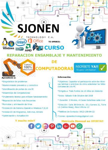 Cursos de Reparación de Computadoras Barquisimeto
