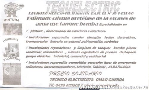 Tequelectric servicio técnico de mantenimiento