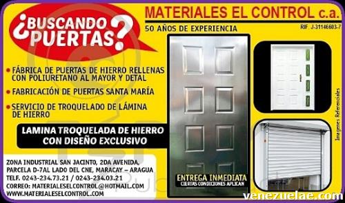 Puertas De Hierro Rellenas Con Poliuretano