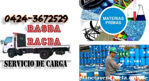 Servicio de Carga transporte Racda Rasda 04243672529