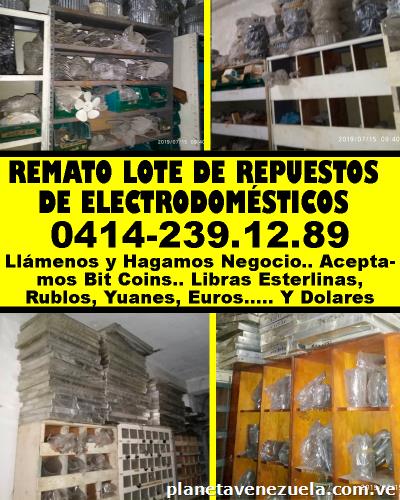 Lote de Repuestos De Electrodomésticos Rematando Por Cierre