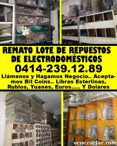 Lote de Repuestos De Electrodomésticos Rematando Por Cierre
