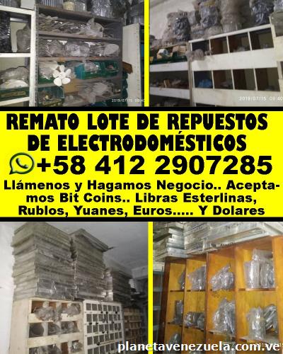 Oportunidad de negocio. Lote de repuestos en remate