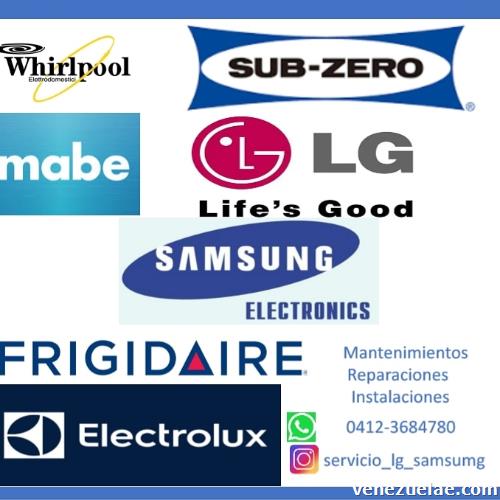 04123684780reparacion de lavadoras, secadoras y neveras Samsung lg en caracas