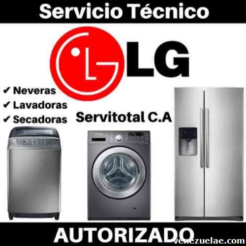 Servicio técnico autorizado Lg Neveras Lavadoras Secadoras