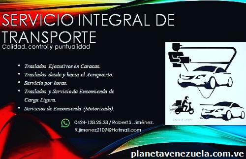 Servicio de traslado y encomienda