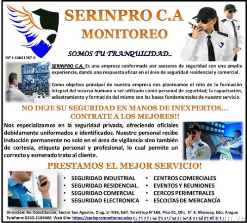 Serinpro Monitoreo - Seguridad Física - Vigilancia Privada