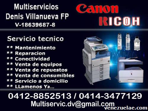 Servicio técnico fotocopiadoras