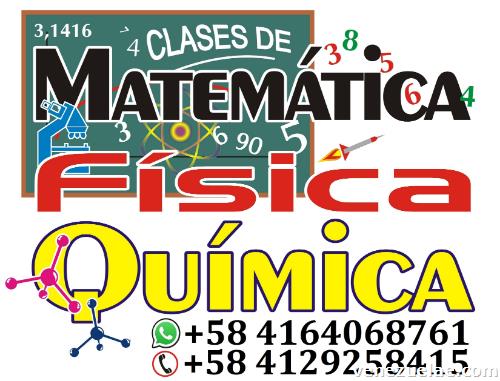 Clases de matemática, física y química