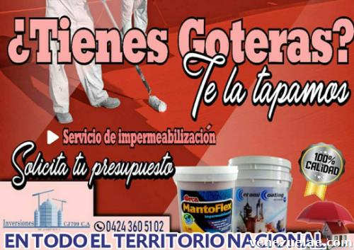 Impermeabilizaciones de techos