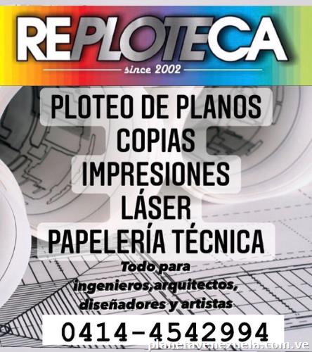 Reploteca Papelería técnica