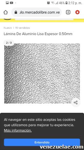 Láminas de aluminio