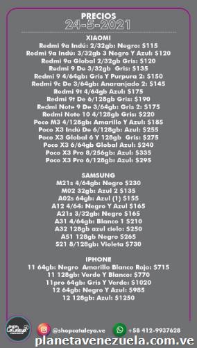 Celulares Xiaomi Samsung Redmi Y Mas