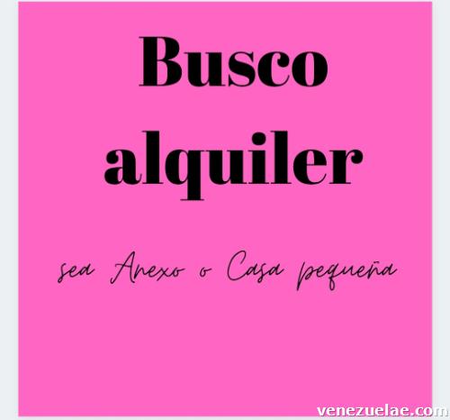 Busco anexo o casa