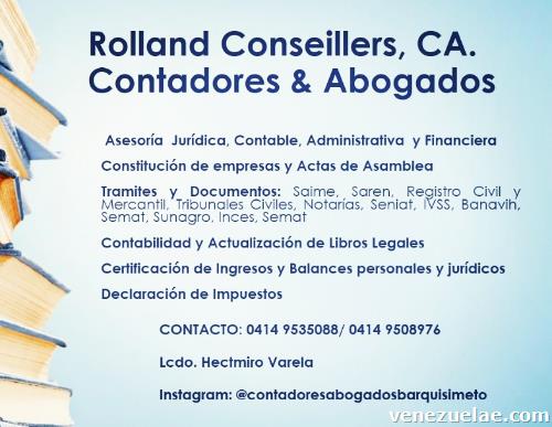 Trámites y Asistencia Jurídica y Contable en Barquisimeto