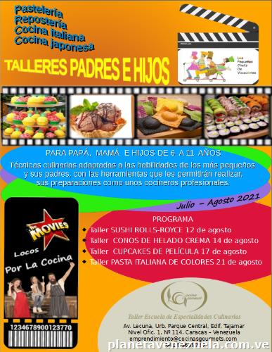 Talleres Para Mamá, Papá Y Sus Pequeños Cocineros