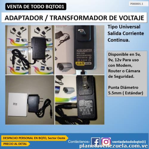 Ventadetodobqto01 ( Adaptador de Voltajes para Módem Router y Cámara de Seguridad )