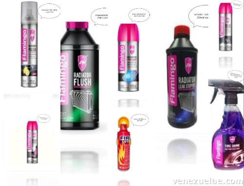 Productos para carros marca flamingo