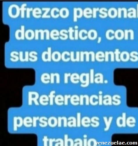 Doméstica caracas interna por día