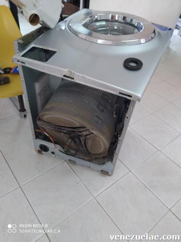 Reparación de lavadora secadora lg carga frontal carga superior
