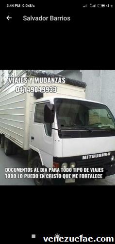 Transporte de carga y mudanza a nivel nacional