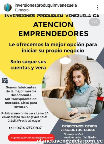 Atención Emprendedores oportunidad de negocio