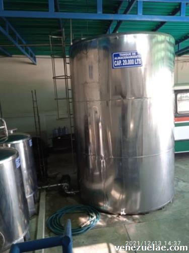Tanque de acero inoxidable de 20mil litros